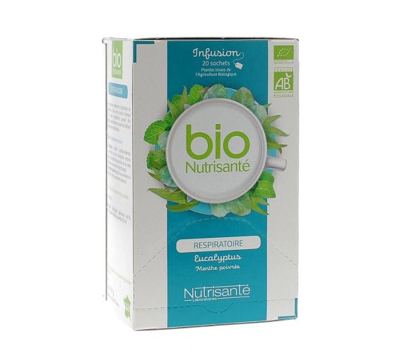 Infusion bien-être Respiratoire BIO Nutrisanté - 20 sachets