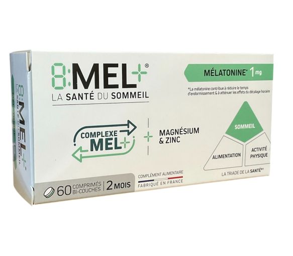 8:Mel+ la santé du sommeil mélatonine 1mg Menarini - image 1