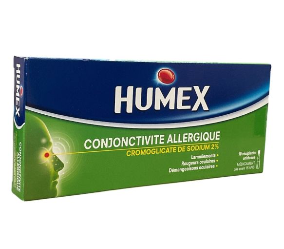 Humex conjonctivite allergique - 10 récipients unidoses de 0,3ml - image 1