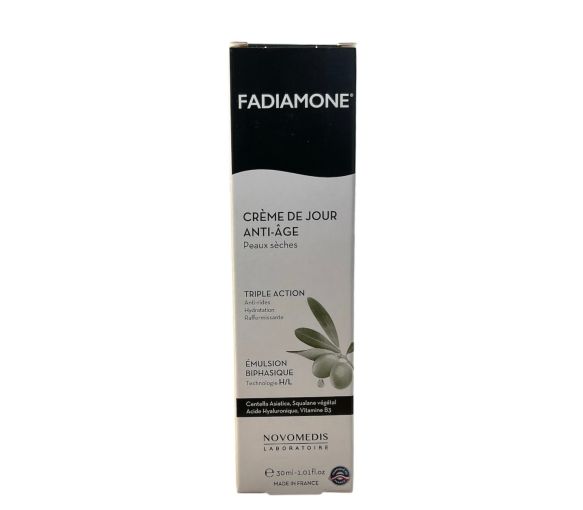 Crème de jour anti-âge peaux sèches Fadiamone - tube de 30ml