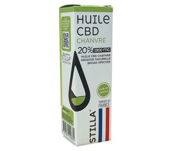 Huile CBD chanvre 20% 1900mg Stilla - flacon de 10ml - image 1