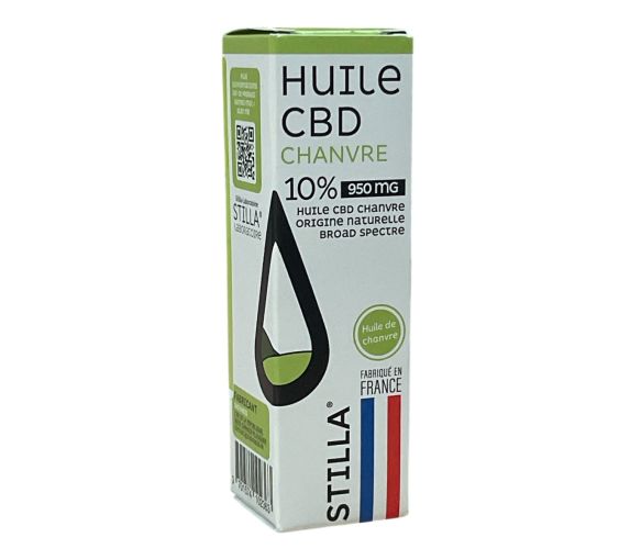 Huile CBD chanvre 10% 950mg Stilla - flacon de 10ml - image 1