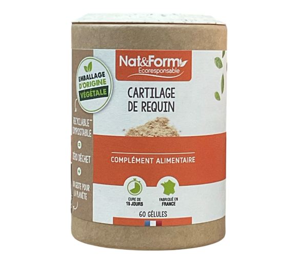 Cartilage de requin Nat&Form - pot de 60 gélules - image 1