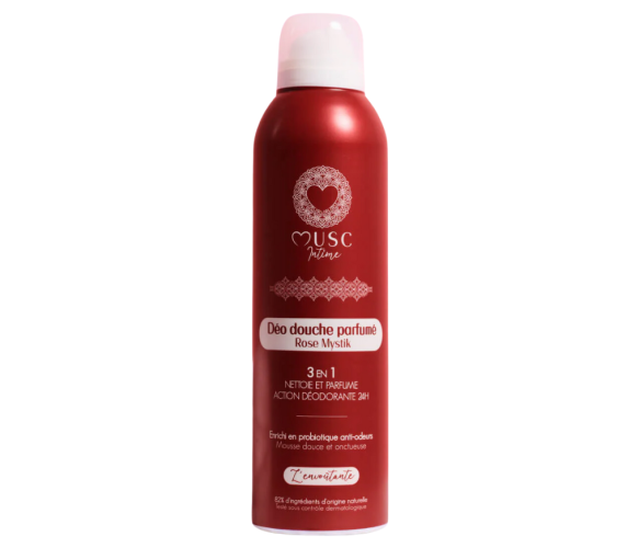 Déo douche parfumé rose mystik l'envoûtante Musc Intime - flacon-pompe de 200ml - image 1