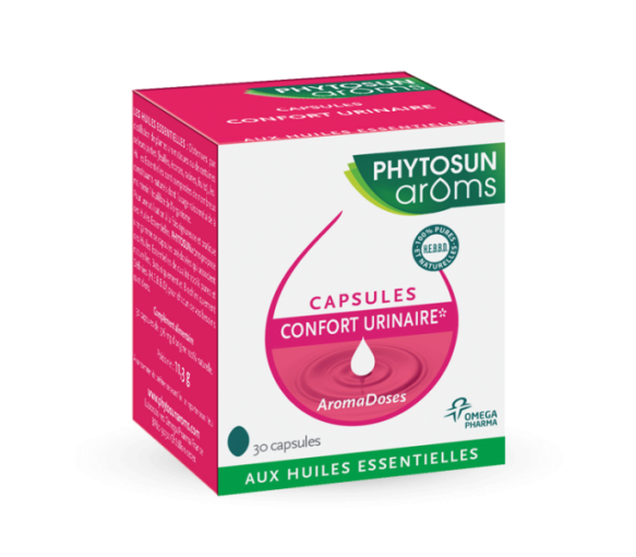 Capsules confort urinaire aromadoses Phytosun aroms - 30 capsules