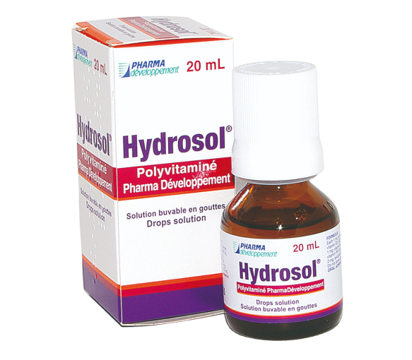 Hydrosol polyvitaminé Pharma Développement solution buvable en gouttes - 1 flacon de 20 ml