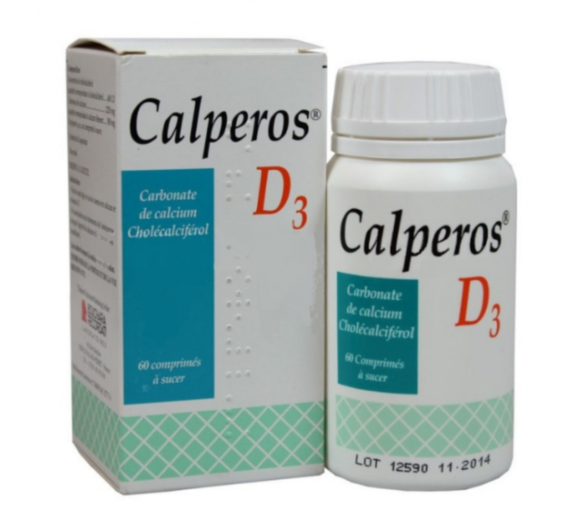 Calperos D3 comprimé à sucer - boîte de 60 comprimés