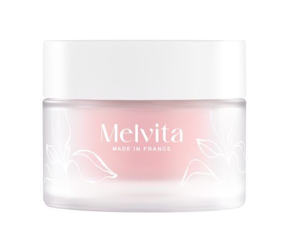 Crème hydra-repulpante source de roses Melvita - pot de 50 ml