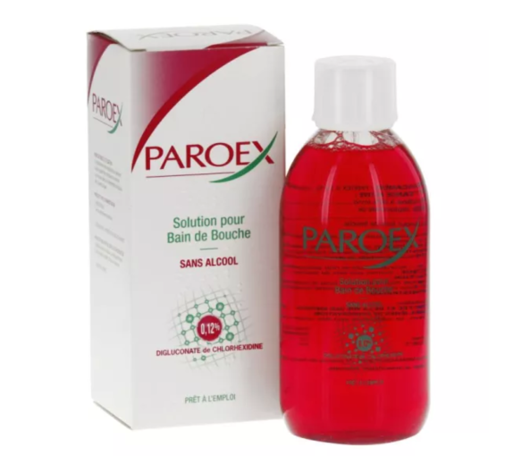 Paroex 0,12% solution pour bain de bouche - flacon de 300 ml