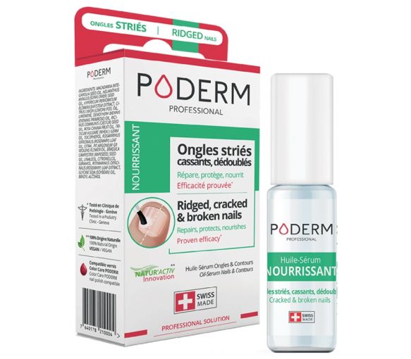 Huile-sérum ongles striés Poderm - flacon de 8ml - image 1