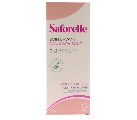 Saforelle soin lavant doux toilette intime - flacon de 250 ml - image 1