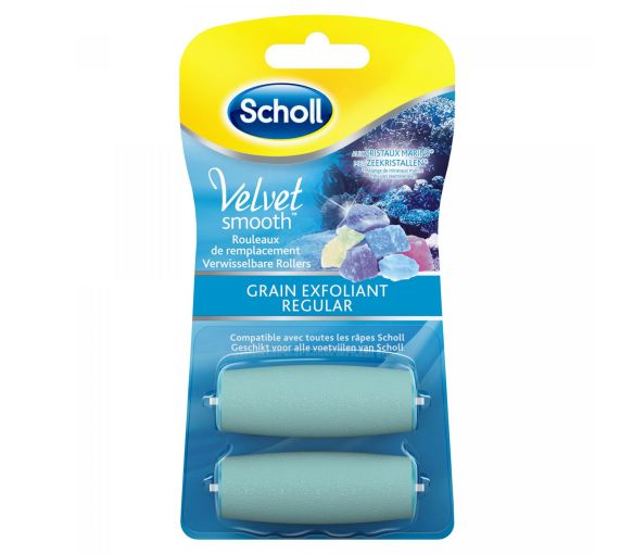 Velvet Smooth Rouleaux de remplacement Grain exfoliant Scholl - 2 rouleaux de remplacement