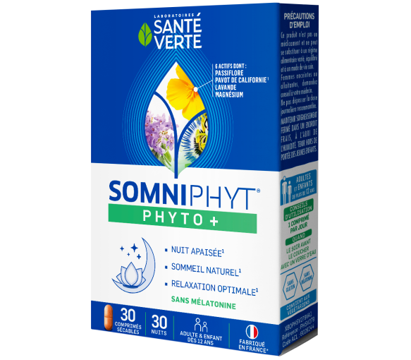 Somniphyt nuit calme Santé Verte - boite de 30 comprimés