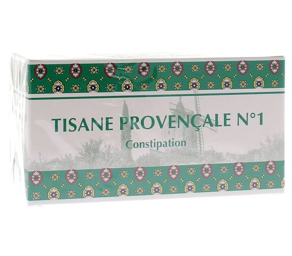 Tisane provençale N°1 constipation, plantes pour tisane en sachet - boite de 24 sachets - image 1