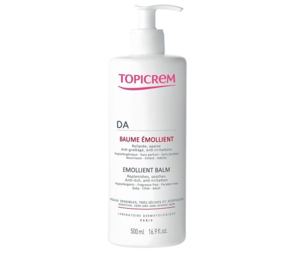 DA baume émollient peaux atopiques Topicrem - flacon de 500 ml - image 1