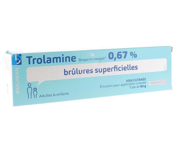 Trolamine 0.67% émulsion pour application cutanée - tube de 93 g