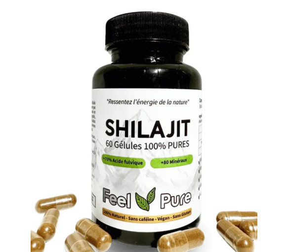 Shilajit Feel Pure - pot de 60 gélules - image 1