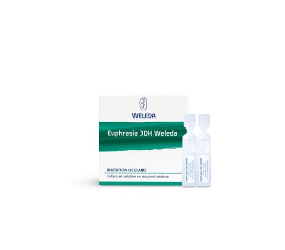 Euphrasia 3 DH Weleda collyre en solution en récipient unidose - boite de 10 unidoses - image 1