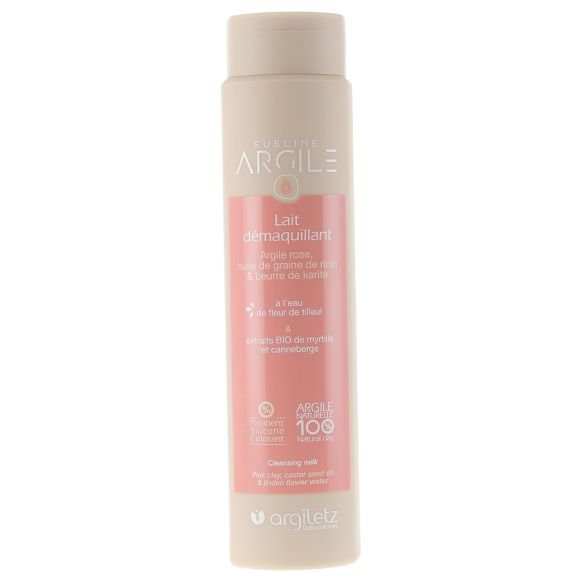 Lait démaquillant Argiletz - tube de 250ml
