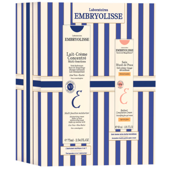Coffret lait crème concentré et soin blush de peau Embryolisse - coffret de 2 produits