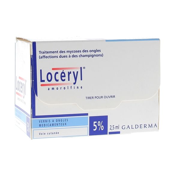 Loceryl 5% vernis à ongles médicamenteux - flacon de 2,5 ml