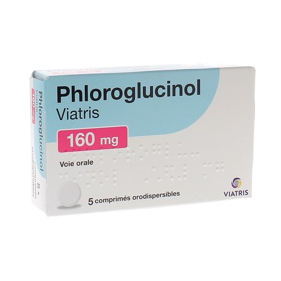 Phloroglucinol 160 mg Viatris - boîte de 5 comprimés orodispersibles