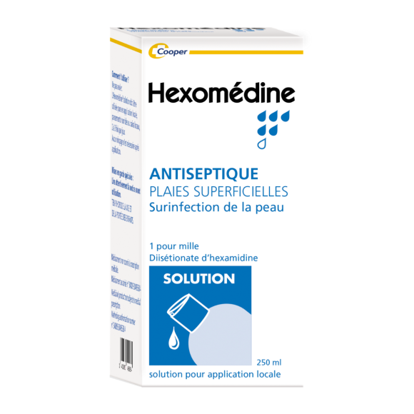 Hexomedine 1/1000 solution pour application locale - flacon de 250ml