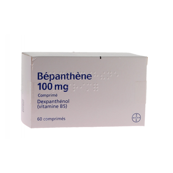 Bepanthene 100mg - boîte de 60 comprimés