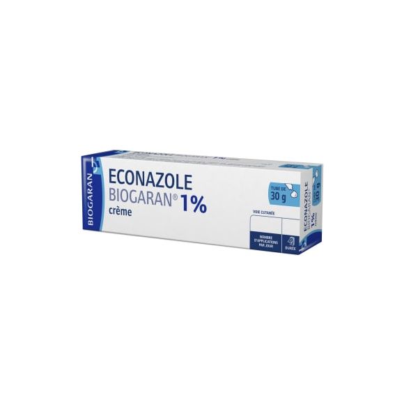 Econazole crème 1% Biogaran - tube de 30 g