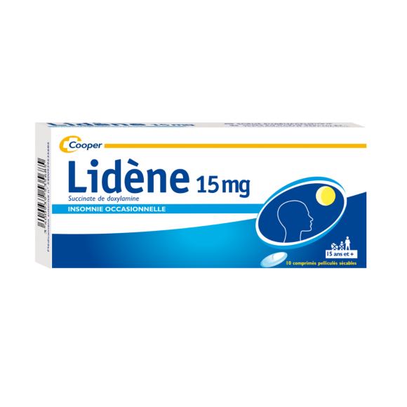 Lidène 15mg comprimé pelliculé sécable - boite de 10 comprimés