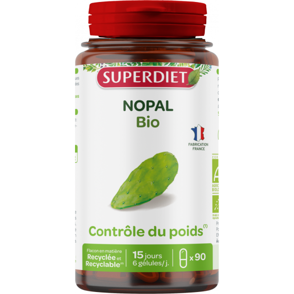 Nopal bio Super Diet - boite de 90 gélules