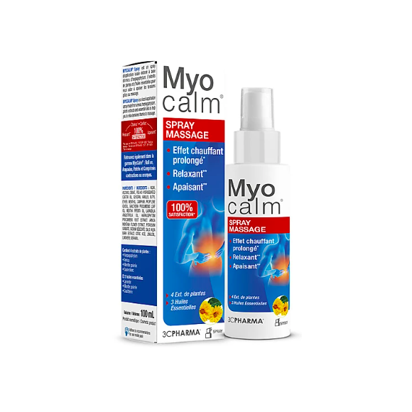 Myocalm spray contraction musculaire 3C Pharma - spray de 100 ml