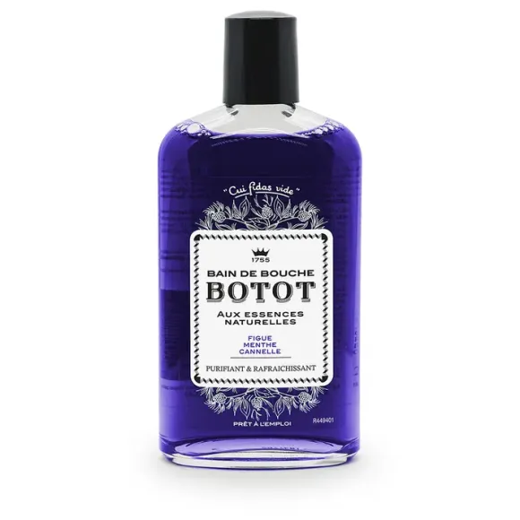 Bain de bouche Figue menthe cannelle Botot - flacon de 250 ml