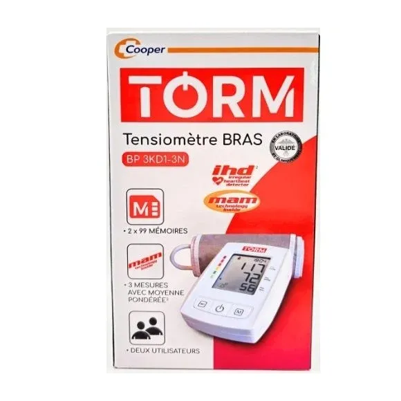 TORM Tensiomètre au bras BP 3KD1-3N Cooper - 1 tensiomètre
