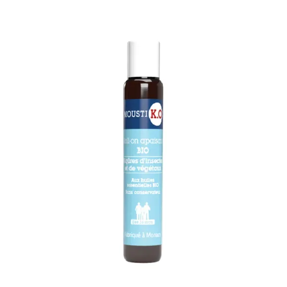 Mousti K.O roll-on apaisant piqûres d'insectes Marque Verte - roll-on de 10ml