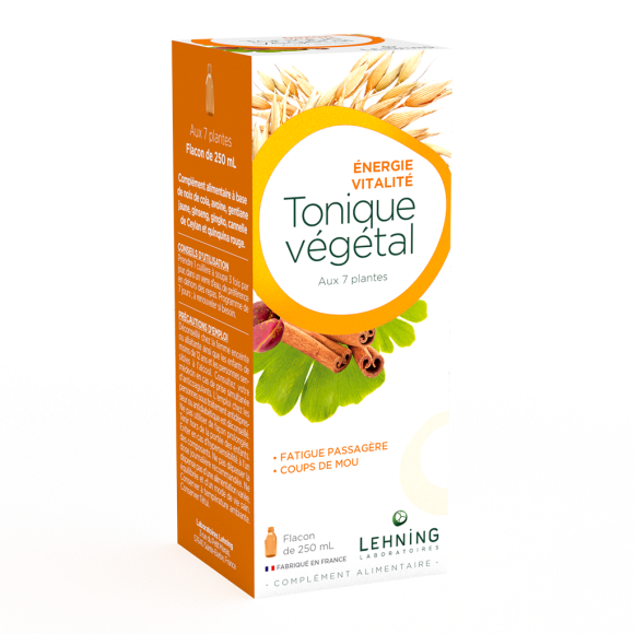 Tonique végétal Lehning - flacon de 250 ml