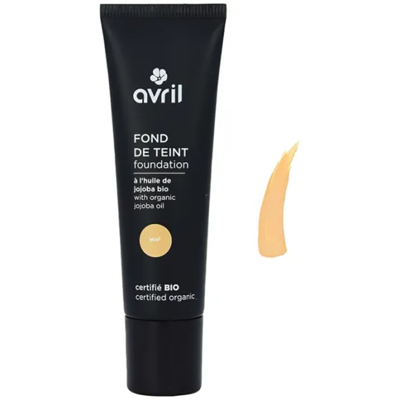 Fond de teint bio Miel Avril - tube de 30ml