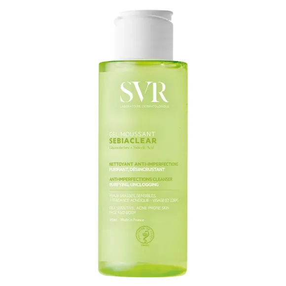 Sebiaclear gel moussant SVR - tube de 100ml