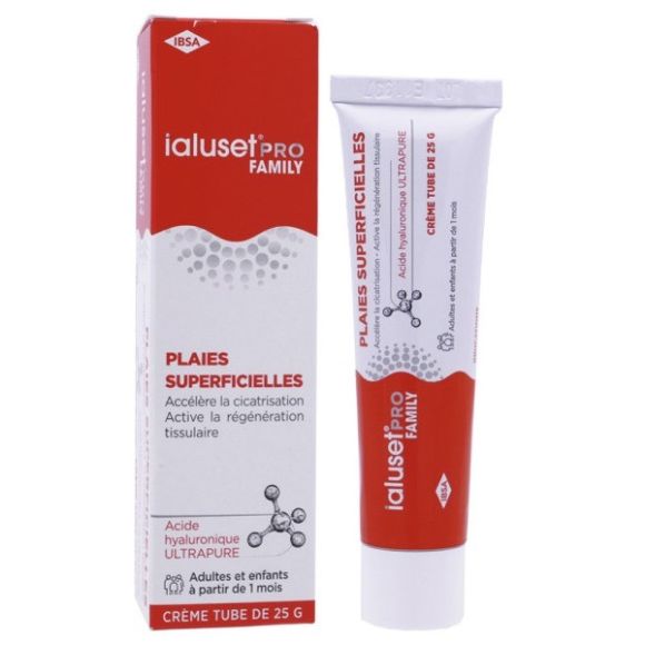 Crème Cicatrisante Ialuset Pro Family - tube de 25g
