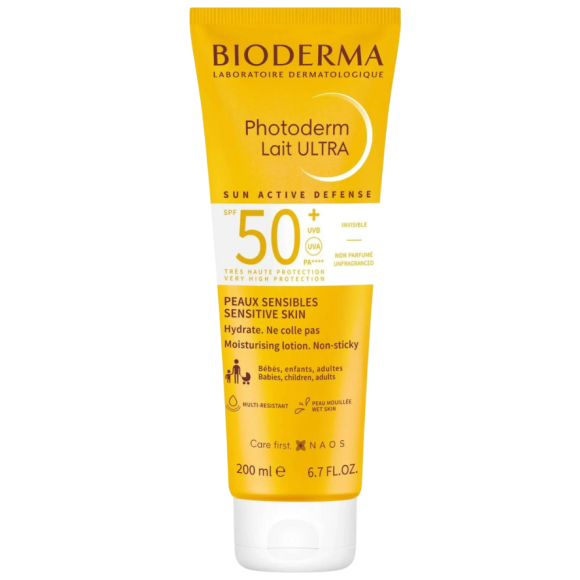 Photoderm Lait ultra SPF50+ Bioderma - tube de 200ml