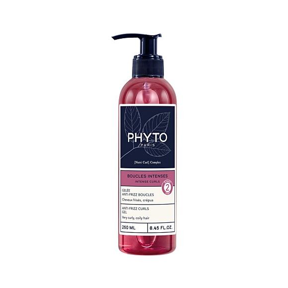 Gelée anti-frizz boucles intenses Phyto - flacon-pompe de 250ml