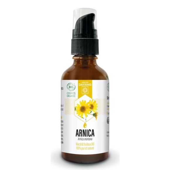 Arnica Macérât huileux bio Dayang - flacon-pompe de 50ml