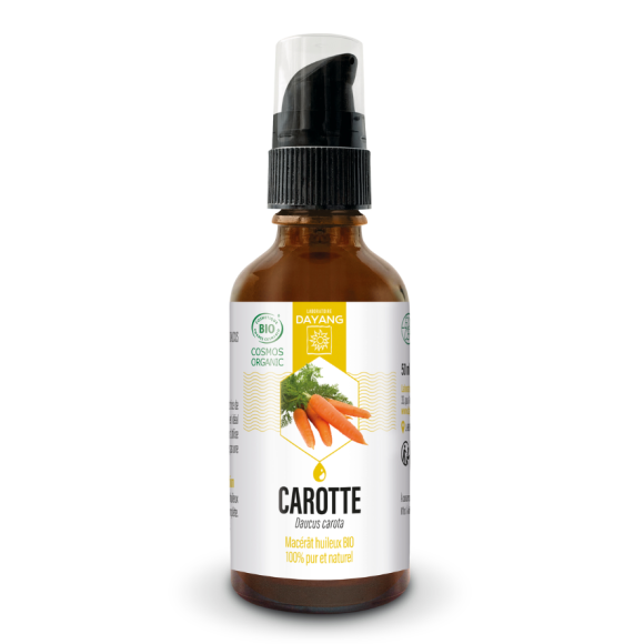 Macérât huileux Carotte BIO Dayang - flacon-pipette de 50ml