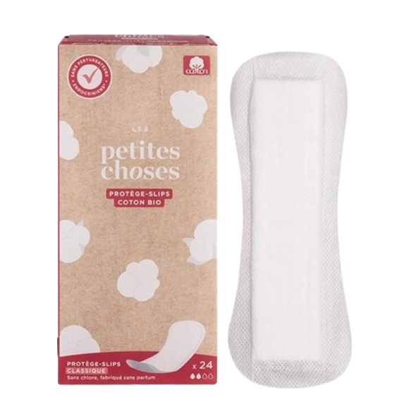 Protège-slips classique coton bio Les Petites Choses - boite de 24 protège-slips
