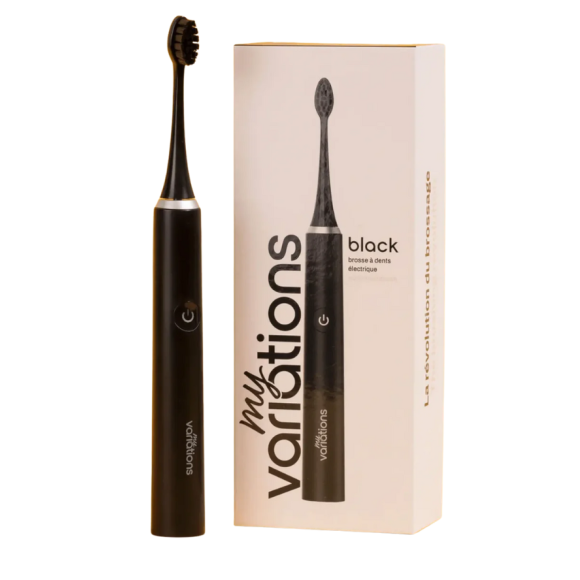 Brosse à dents électrique noire MyVariations - une brosse à dents 
