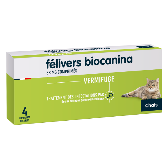 Félivers Biocanina - boîte de 4 comprimés