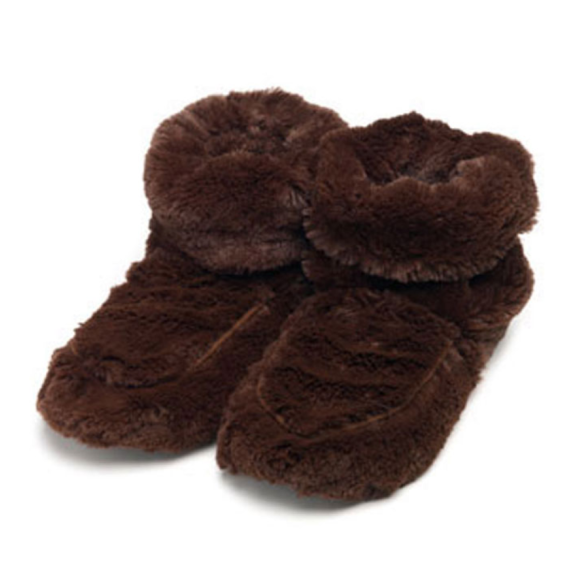 Warmies boots bouillottes grain de millet micro-ondable Soframar - 1 paire de chaussons
