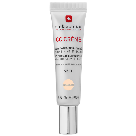 CC crème soin correcteur teinté SPF30 teinte porcelain Erborian - tube de 15ml