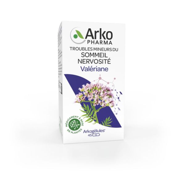 Arkogélules Valériane Arkopharma - boite de 45 gélules