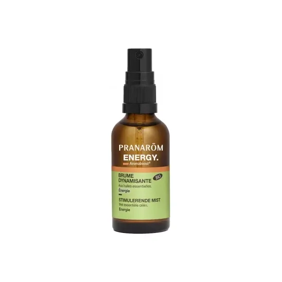 Aromaboost Energy énergie Brume dynamisante bio Pranarôm - spray de 50 ml